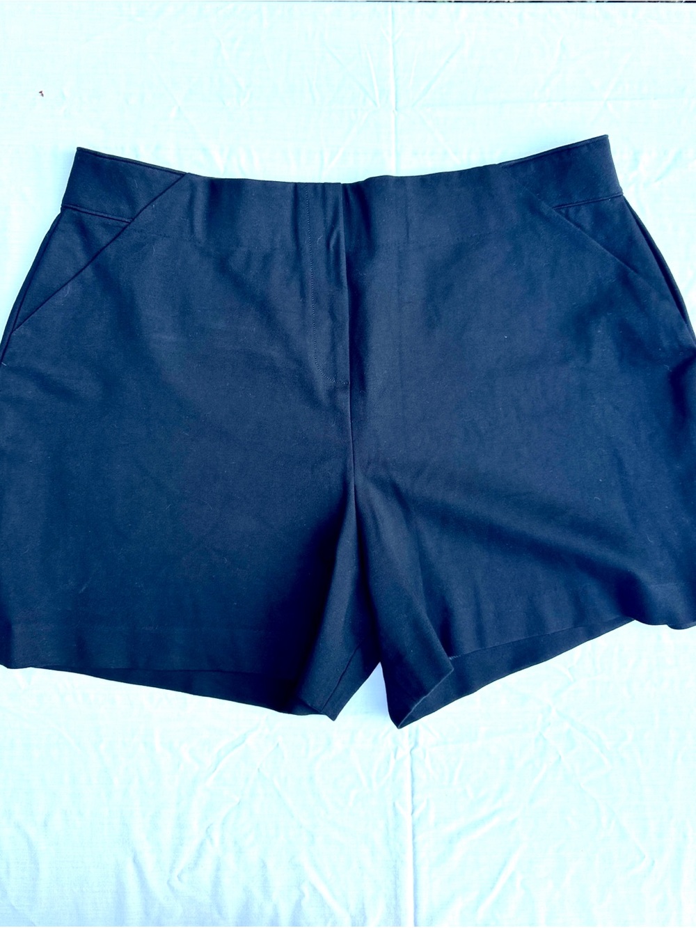 SPANX Black Pull-On Bermuda Shorts